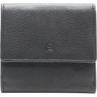 Esquire Leder Wiener Schachtel Deer Wiener Wallet Black schwarz