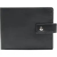 Esquire Leder Geldbörse Rome Scheintasche Black schwarz