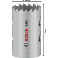 Bosch PRO Multi Material Lochsäge, 33 mm, mit Gewinde