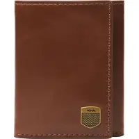 Fossil Kartenetui Hayes Trifold Brown braun