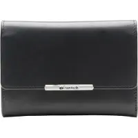 Esquire Leder Geldbörse Helena RFID Lady Wallet Black schwarz
