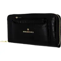 Bodenschatz Geldbörse Zip Around Wallet Black schwarz