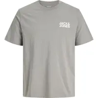 Jack & Jones T-Shirt Corp Logo 12151955 Grau Standard Fit