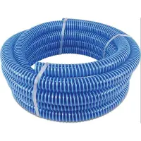 Bevo 7m Spiralschlauch 1 Zoll 25mm blau Saugschlauch Pumpenschlauch Ansaugschlauch