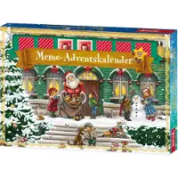 Roth Memo-Adventskalender für Kinder, Gedächtnis-Spiel für die Adventszeit, 35 Kartenpaare mit verschiedenen Motiven
