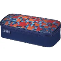 Herlitz Stiftebox XXL / Faulenzerrolle / Faulenzer-Box / "Motorbike"