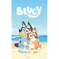 Tinisu Bluey Handtuch Baumwolle Strand Badetuch 70x140cm
