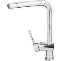 CCLIFE Wasserhahn Küche Armatur 360°Küchenarmatur Spültischarmatur Edelstahl, Color:Rohrauslauf - Chrom