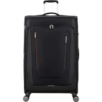 American Tourister Trolley Wanderlite Spinner Exp. TSA Shadow Black schwarz 85cm