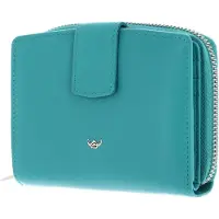 Golden Head Leder Geldbörse Madrid RFID Protect Billfold Coin Wallet Turquoise türkis