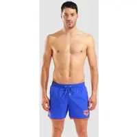 Arena Badeshorts 36,5 cm Herren Big Logo Borders - Neon Blue-team Orange - M