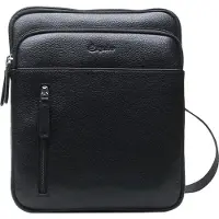 Esquire Umhängetasche Oxford Crossbody Bag Black schwarz