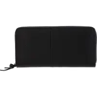PICARD Leder Geldbörse Stripes 1 Zip Wallet Black schwarz