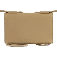 Marc O'Polo Leder Brustbeutel Geldbörse Fiona Cellphone Bag Wheat Field hellbraun