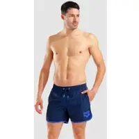 Arena Badeshorts 36,5 cm Herren Big Logo Borders - Navy-neon Blue - XXL