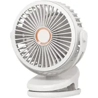 Douself Luefter Leise Aufladung Klein mit Clip 10000mAh USB Desktop Schlafsaal Elektro Mini Auto Handventilator