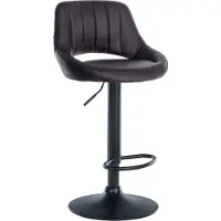 CLP Barhocker Milet Kunstleder schwarz braun
