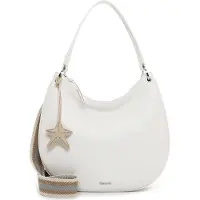 Tamaris Beuteltasche "Beutel TAS Kea", Damen, Gr. B/H/T: 38cm x 29cm x 3cm 0, weiß (weiß 300), Polyester, Taschen Beuteltasche
