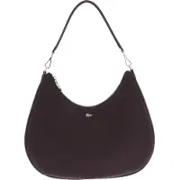 Lacoste Schultertasche Hobo Bag Fudge dunkelbraun