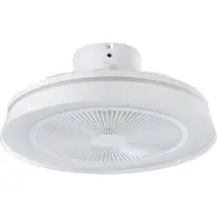 Eglo Weißer Deckenventilator Vallonia Ø 48cm