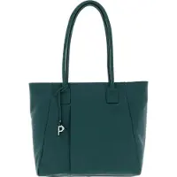 PICARD Leder Schultertasche Pure Shopper Smaragd dunkelgrün