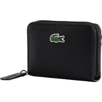 Lacoste Geldbörse L.12.12 Concept Zip Coin Wallet Noir schwarz