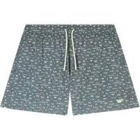 Emporio Armani für Herren. EM000583_AF20667 Logo Badeanzug grün (M), Strandbekleidung, Polyester