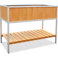 Habau Hochbeet mit Aluminiumrahmen