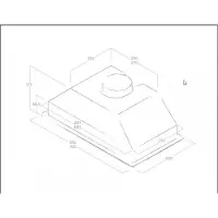 Elica PRF0142728 cooker hood Built-under Aluminium, White