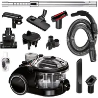 MPM Wasserstaubsauger mit Wasserfilter, leistungsstarker Industrie-Bora MOD-47 2400 W