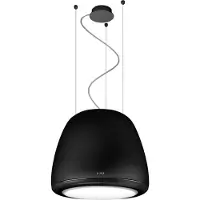 Elica Dekorative inselhaube, 50 cm breit, 53 db, 460 m³/h, schwarz PRF0098361
