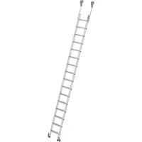 Proregal Stufen-Regalleiter fahrbar 16 Stufen