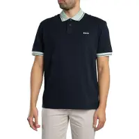 BOSS PE Blocks Poloshirt, Blau S