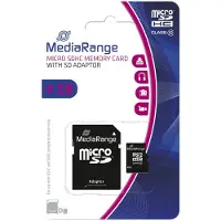 MediaRange 4 GB microSDHC (schwarz, Class 10)