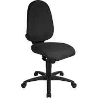 Topstar Bürostuhl Syncro Pro 5, S500 G20S Stoff schwarz, Gestell schwarz