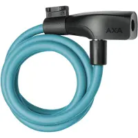 Axa 5011679, Kabelschloss, Schwarz, Blau, Stahl, Schlüssel, 1200 mm, 8 mm