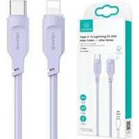 Usams Kabel Usb-C Na Lightning 20W 1,2M Pd Schnellladung Lithe Serie Purpurowy/Lila Sj566Usb03 (Us-Sj566)