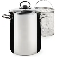 Excelsa Spargel Jazz Cook Stahl 24x26x18 cm Silber