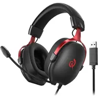 QCY Heroad VN200 Gaming Headset Schwarz Rot
