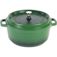 Contacto AluChef Cocotte, rund 28 cm / grün