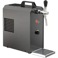 Ich-zapfe Zapfanlage, Bierzapfanlage JET 30K Bierkoffer mit Luftpumpe Durchlaufkühler 1-leitig Trockenkühler, bis zu 30 Liter/h