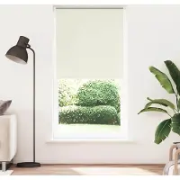 vidaXL Verdunkelungsrollo Cremeweiß 110x210cm Stoffbreite 105,7cm