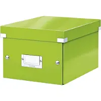 Leitz Ablagebox Click & Store Wow A5 Graukarton grün Packung mit 6 Stück
