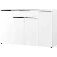 Bümö Home Space Sideboard - Kommode mit Schublade - Nachbildung: Weiß