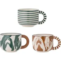 Bloomingville Blooming Ville Carim Cup | Grün | Steinzeug | 82054403