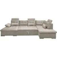 ED-Lifestyle ED Lifestyle Medan U Sofa 3-teilig Holzwerkstoff/Nosag