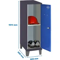 Simonlocker Montadas Dism.mini+ban+pie Schließfach 1015x300x500 Mm