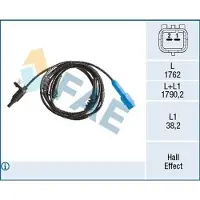 FAE ABS Sensor Raddrehzahl Hinten für CITROËN C5 III Kombi (RW) 78516