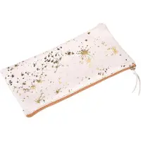 Clairefontaine 400065C Penale Cosmicuir flach 22x11cm Lammwildleder gold