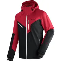 Maier Sports Skijacke "Pajares", Herren, Gr. 58, schwarz, 100% Polyester, Rundhals, Jacken Skijacke, Herren Winterjacke, wind- und wasserdicht, 4 RV-Taschen, Regular Fit